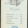 MITTAGESSEN - DINNER [held by] NORDDEUTSCHER LLOYD BREMEN [at] "DAMPFER ""BARBAROSSA""" (SS;)