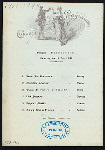MITTAGESSEN - DINNER [held by] NORDDEUTSCHER LLOYD BREMEN [at] "DAMPFER ""BARBAROSSA""" (SS;)