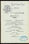 SPEISENFOLGE [held by] NORDDEUTSCHER LLOYD BREMEN [at] "SCHNELLDAMPFER ""HOHENZOLLERN""" (SS;)
