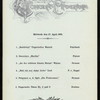 SPEISENFOLGE [held by] NORDDEUTSCHER LLOYD BREMEN [at] "SCHNELLDAMPFER ""HOHENZOLLERN""" (SS;)