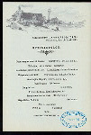 SPEISENFOLGE [held by] NORDDEUTSCHER LLOYD BREMEN [at] "SCHNELLDAMPFER ""HOHENZOLLERN""" (SS;)