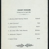 DINNER [held by] NORDDEUTSCHER LLOYD BREMEN [at] SS HOHENZOLLERN (SS;)