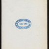 DINNER [held by] HUDSON RIVER SCHOOL MASTERS' CLUB [at] "THE TEN EYCK,ALBANY, NY" (HOTEL;)
