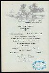 DINNER [held by] NORDDEUTSCHER LLOYD BREMEN [at] SS HOHENZOLLERN (SS;)