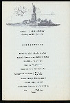 DINNER [held by] NORDDEUTSCHER LLOYD - BREMEN [at] "EN ROUTE S.S."" BARBAROSSA""" (SS)