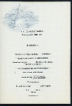 DINNER [held by] NORDDEUTSCHER LLOYD - BREMEN [at] "EN ROUTE S.S.""BARBAROSSA""" (SS)