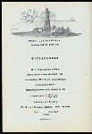 DINNER [held by] NORDDEUTSCHER LLOYD - BREMEN [at] EN ROUTE - S.S.BARBAROSSA (SS)