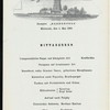 DINNER [held by] NORDDEUTSCHER LLOYD BREMEN [at] SS BARBAROSSA (SS;)