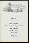 DINNER [held by] NORDDEUTSCHER LLOYD BREMEN [at] SS BARBAROSSA (SS;)