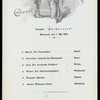 DINNER [held by] NORDDEUTSCHER LLOYD BREMEN [at] SS BARBAROSSA (SS;)