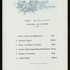 DINNER [held by] NORDDEUTSCHER LLOYD BREMEN [at] SS BARBAROSSA (SS;)