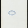 DINNER [held by] PULLMAN DINING CAR SERVICE [at] TOUR OF THE PRESIDENT TO THE PACIFIC COAST[4/20 TO 6/15 1901] (RR)