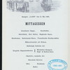 DINNER [held by] NORDDEUTSCHER LLOYD - BREMEN [at] "EN ROUTE _ SS ""LAHN""" (SS)