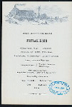 DINNER [held by] NORDDEUTSCHER LLOYD  BREMEN [at] EN ROUTE ABOARD DAMPFER LAHN (SS;)
