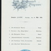 DINNER [held by] NORDDEUTSCHER LLOYD  BREMEN [at] EN ROUTE ABOARD DAMPFER LAHN (SS;)