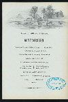 DINNER [held by] NORDDEUTSCHER LLOYD  BREMEN [at] EN ROUTE ABOARD DAMPFER LAHN (SS;)