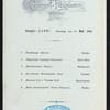 DINNER [held by] NORDDEUTSCHER LLOYD  BREMEN [at] EN ROUTE ABOARD DAMPFER LAHN (SS;)