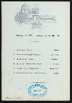 DINNER [held by] NORDDEUTSCHER LLOYD  BREMEN [at] EN ROUTE ABOARD DAMPFER LAHN (SS;)