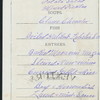 DINNER [held by] OCEANIC STEAMSHIP COMPANY [at] VENTURA - SECOND CABIN (SS;)