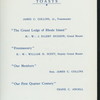 TWENTY-FIFTH ANNIVERSARY BANQUET [held by] ROGER WILLIAMS LODGE NO. 23 A.F. & A.M. [at] "CENTREDALE, RI" (REST(?);)