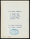 TWENTY-FIFTH ANNIVERSARY BANQUET [held by] ROGER WILLIAMS LODGE NO. 23 A.F. & A.M. [at] "CENTREDALE, RI" (REST(?);)