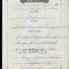 DINNER [held by] OCEANIC STEAMSHIP CO. [at] EN ROUTE ABOARD VENTURA (SS;)