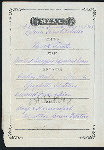 DINNER [held by] OCEANIC STEAMSHIP CO. [at] EN ROUTE ABOARD VENTURA (SS;)