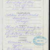 DINNER [held by] OCEANIC STEAMSHIP CO. [at] EN ROUTE ABOARD VENTURA (SS;)