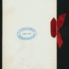 BANQUET IN HONOR  OF ABOVE [held by] JOSEPH G. TOBIN'S FRIENDS [at] "DELMONICO'S, NEW YORK, NY" (REST;)