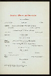 DINNER [held by] AMERICAN CLIMATOLOGICAL ASSOCIATION [at] "CATARACT HOUSE, NIAGARA FALLS, NY" (HOTEL)