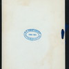 BANQUET TO AMERICAN GYNAECOLOGICAL SOCIETY [held by] CHICAGO GYNAECOLOGICAL SOCIETY [at] "CHICAGO, IL" (CLUB)