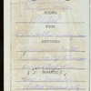 DINNER [held by] OCEANIC STEAMSHIP COMPANY [at] SS VENTURA;2ND CABIN (SS;)