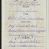 DINNER - SECOND CABIN [held by] OCEANIC STEAMSHIP COMPANY [at] EN ROUTE ABOARD SS VENTURA (SS;)