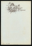 DINNER [held by] NORDDEUTSCHER LLOYD  BREMEN [at] EN ROUTE ABOARD KONIGIN LUISE (SS;)