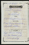 DINNER [held by] OCEANIC STEAMSHIP CO. - VENTURA [at] EN ROUTE (SS)