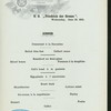 DINNER [held by] NORDDEUTSCHER LLOYD BREMEN [at] "SS ""FRIEDRICH DER GROSSE""" (SS;)