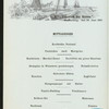 DINNER [held by] NORDDEUTSCHER LLOYD BREMEN [at] EN ROUTE ABOARD DAMPFER FRIEDRICH DER GROSSE (SS;)