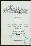 DINNER [held by] NORDDEUTSCHER LLOYD BREMEN [at] EN ROUTE ABOARD DAMPFER FRIEDRICH DER GROSSE (SS;)