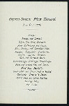 BREAKFAST [held by] HAMBURG-AMERIKA LINIE [at] EN ROUTE ABOARD FURST BISMARCK (SS;)