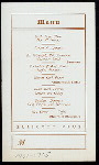 ANNUAL DINNER [held by] INTERNATIONAL ACETYLENE ASSOCIATION [at] "ELLICOTT CLUB, BUFFALO, NY" (REST;)