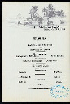DINNER [held by] NORDDEUTSCHER LLOYD BREMEN [at] EN ROUTE ABOARD DAMPFER FRIEDRICH DER GROSSE (SS;)