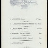 DINNER [held by] NORDDEUTSCHER LLOYD BREMEN [at] EN ROUTE ABOARD DAMPFER FRIEDRICH DER GROSSE (SS;)