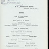 DINNER [held by] NORDDEUTSCHER LLOYD BREMEN [at] EN ROUTE ABOARD DAMPFER FRIEDRICH DER GROSSE (SS;)