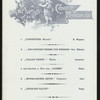 DINNER [held by] NORDDEUTSCHER LLOYD BREMEN [at] EN ROUTE ABOARD DAMPFER FRIEDRICH DER GROSSE (SS;)