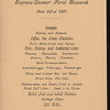 BREAKFAST [held by] HAMBURG-AMERIKA LINIE [at] EN ROUTE ABOARD FURST BISMARCK (SS;)