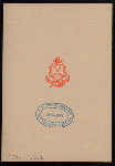 BREAKFAST [held by] HAMBURG-AMERIKA LINIE [at] EN ROUTE ABOARD FURST BISMARCK (SS;)