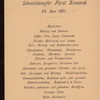 BREAKFAST [held by] HAMBURG-AMERIKA LINIE [at] EN ROUTE ABOARD FURST BISMARCK (SS;)