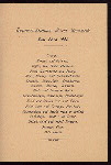 BREAKFAST [held by] HAMBURG-AMERIKA LINIE [at] EN ROUTE ABOARD FURST BISMARCK (SS;)