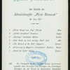 DINNER [held by] HAMBURG-AMERIKA LINIE [at] SS FURST BISMARCK (SS;)
