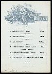 DINNER [held by] NORDDEUTSCHER LLOYD BREMEN [at] EN ROUTE ABOARD DAMPFER FRIEDRICH DER GROSSER (FOR/SS;)